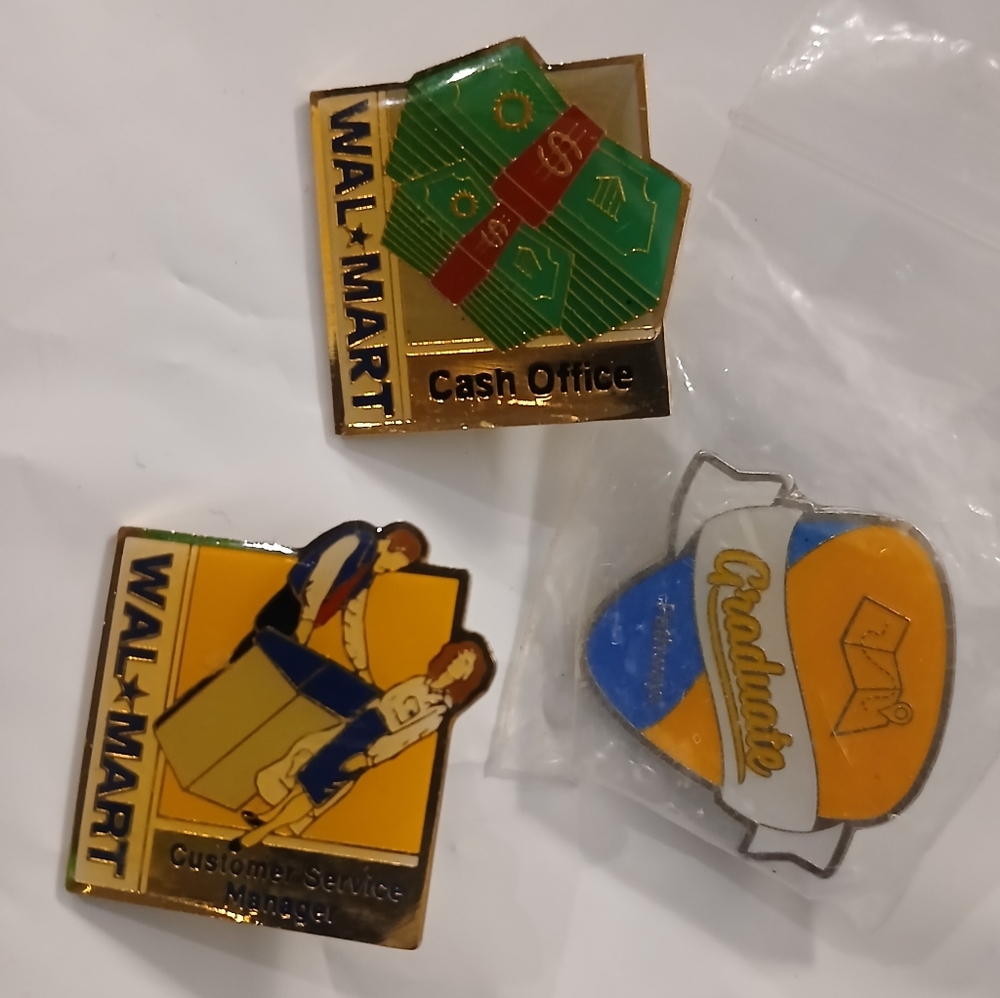 Walmart Employee Pin Collection